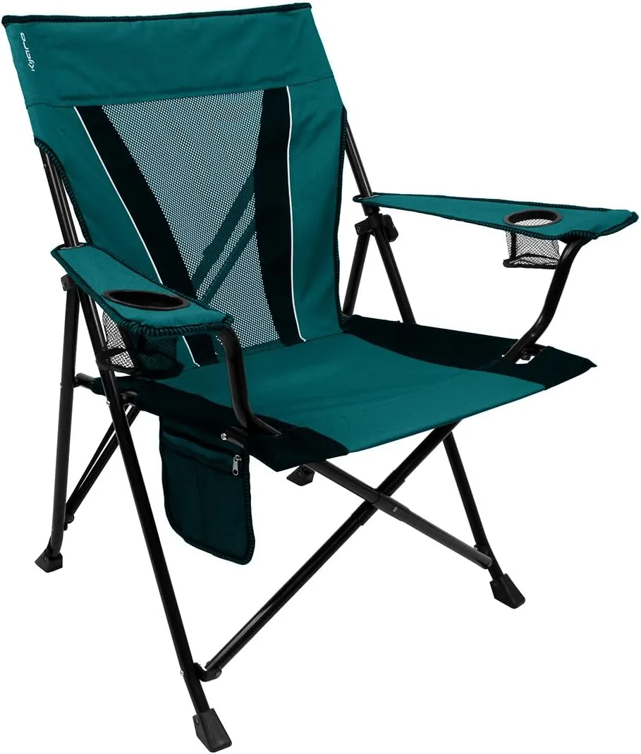 Kijaro XXL Dual Lock Portable Camping Chair - Supports Up to 400lbs - Enjoy The Outdoors in a Versatile Folding Sports & Outdoor Chair