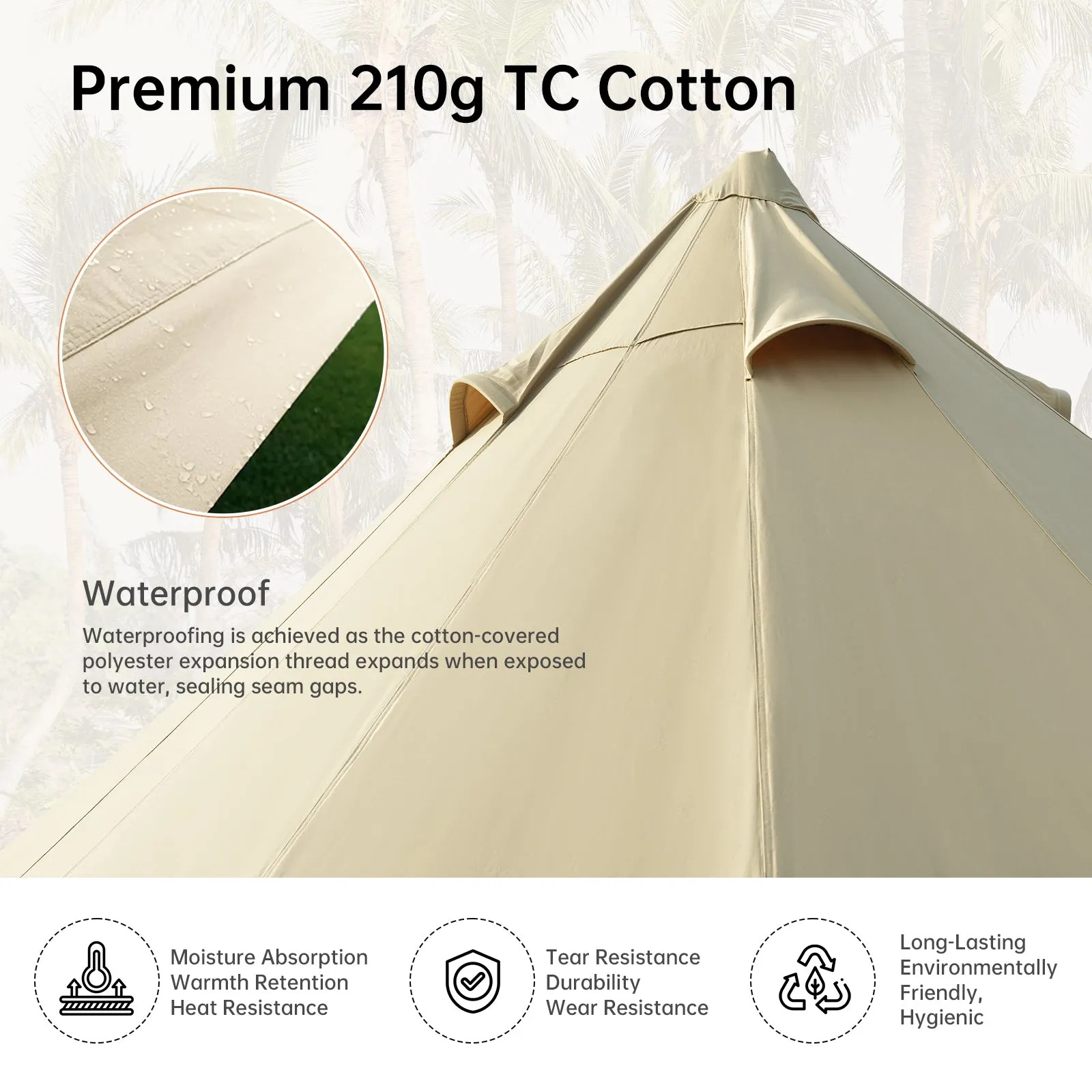 KingCamp KHAN C Bell Tent