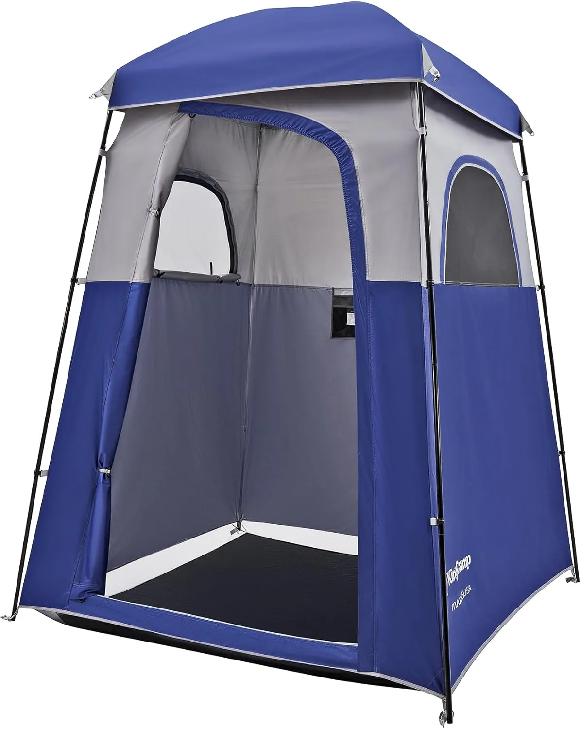 KingCamp Shower Tent, Portable Privacy Tent Outdoor Camping 1/2 Room Toilet Tents with Shower Bag & Dressing Room for Travel Beach Tailgate