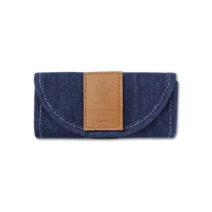 Kizer Denim R Mini EDC Knife Roll, 8 Slots Denim Material Pocket Knife Display Case
