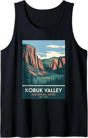 Kobuk Valley National Park Vintage Camping Hiking Men Women Tank Top