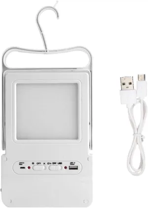 Lantern Lamp,Camping Lantern Solar Rechargeable,LED Tent Light Ultra Bright for Camping(White)