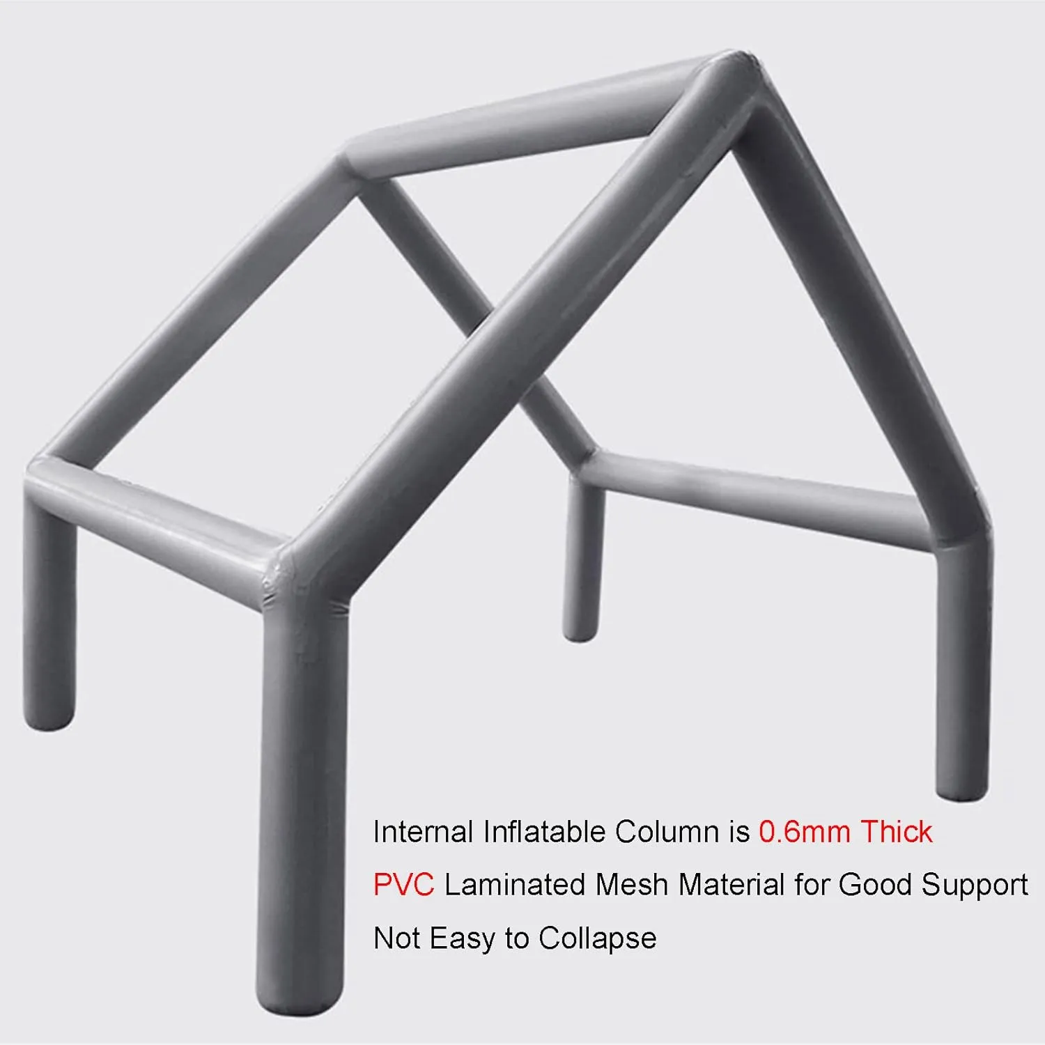 Large Air Tent 4 Season Inflatable Tent for Camping,5-6 Person Outdoor Camping Cabin Tents with Stove Jack Mesh Windows,Easy Setup Waterproof Oxford Tents