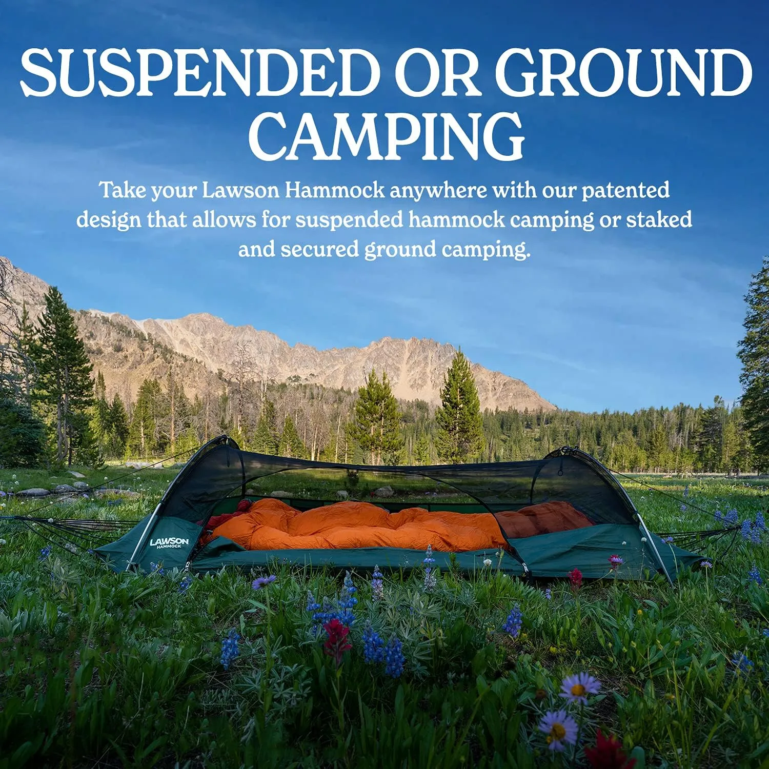 Lawson Hammock Blue Ridge Camping Hammock and Tent,
