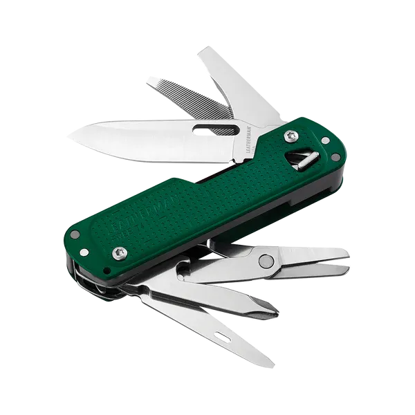 Leatherman FREE T4 Compact Pocket Knife - Evergreen
