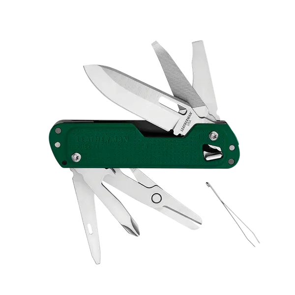 Leatherman FREE T4 Compact Pocket Knife - Evergreen