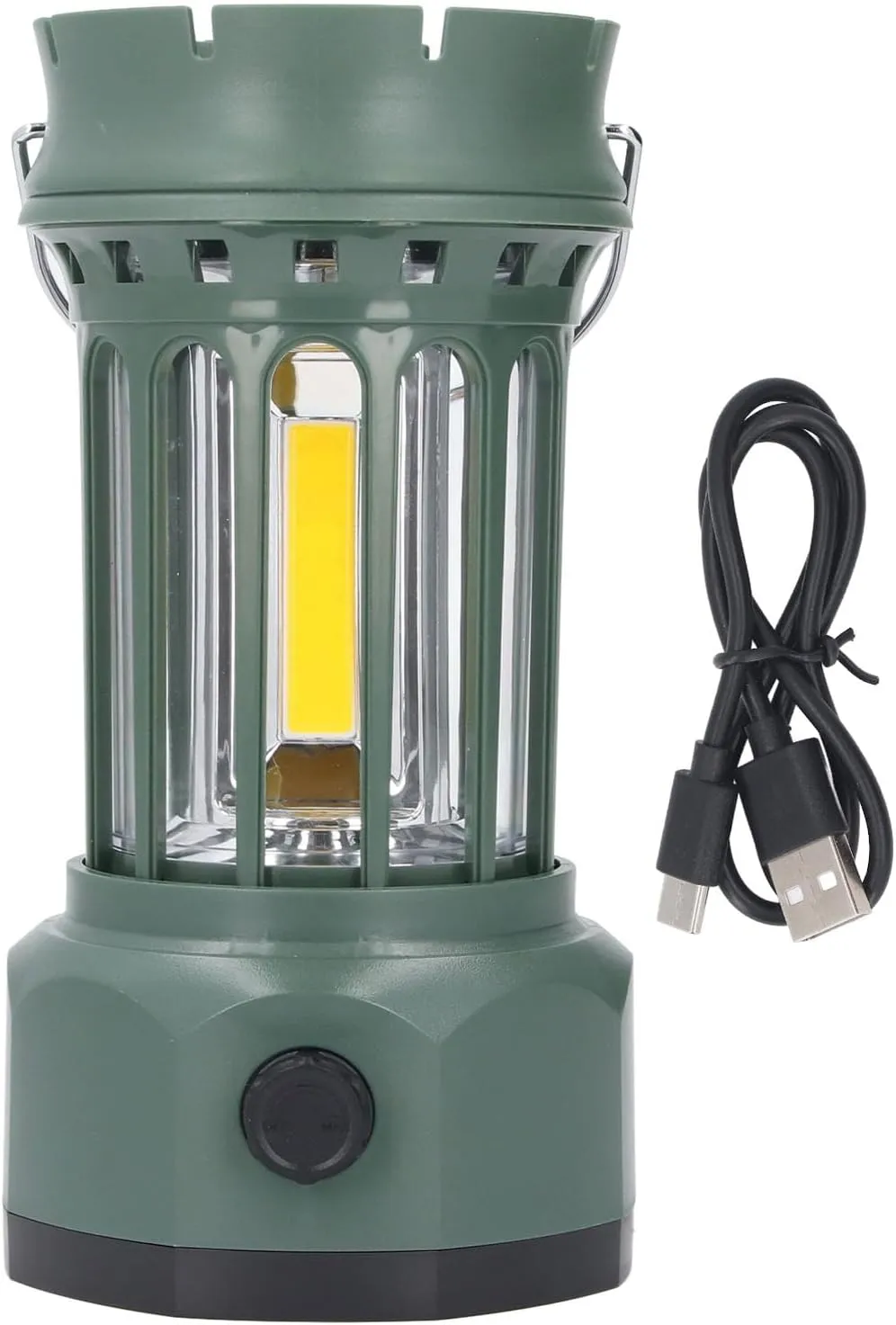 LED Camping Lantern Rechargeable, Solar Camping Lantern, Professional Vintage Rechargeable Camping Lights Hanging Tent Lights for Outdoor Hiking Camping Fishing Emergency Blackout