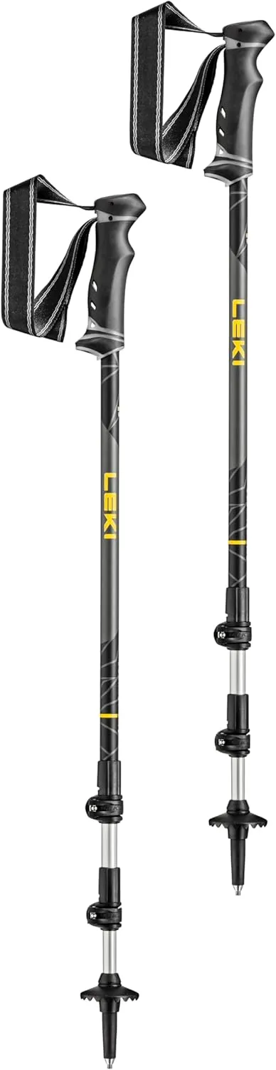 LEKI Journey Lite Aluminum Adjustable Lightweight Walking Poles for Trekking & Hiking