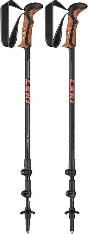 LEKI Khumbu Lite Hiking Poles - Black/Red