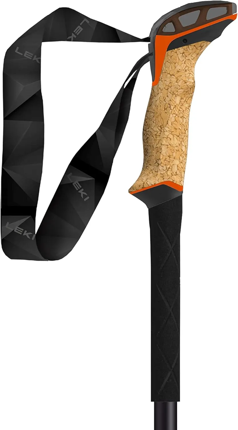 LEKI Makalu Cork Lite Aluminum Adjustable Lightweight Walking Poles for Trekking & Hiking