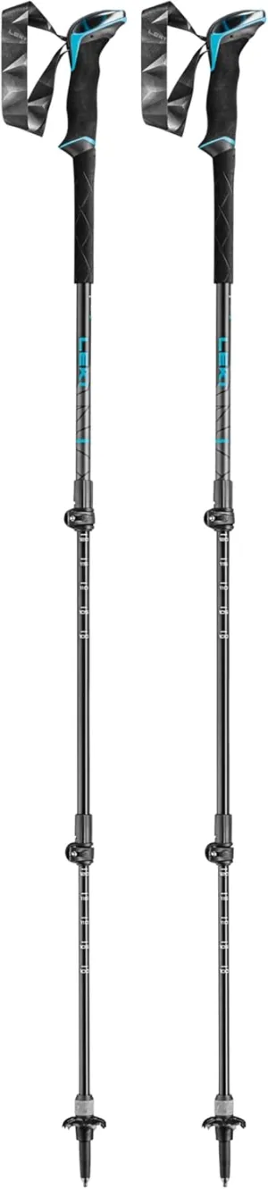 LEKI Makalu Lite AS Aluminum Adjustable Lightweight Walking Poles for Trekking & Hiking