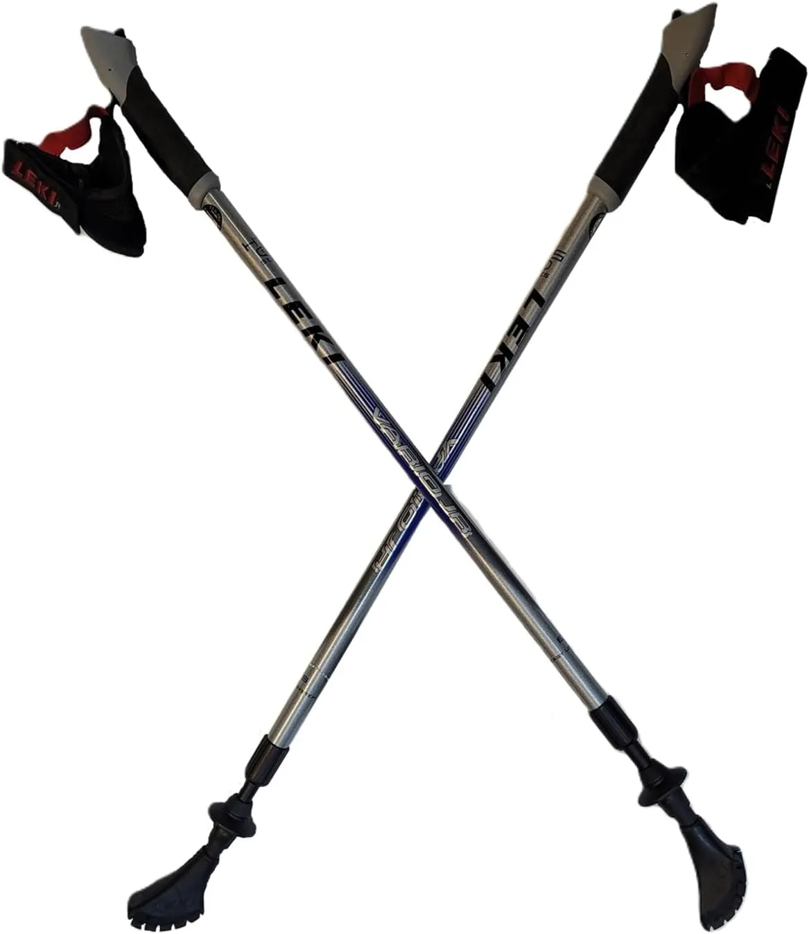 LEKI Nordic Walking Vario Junior HTS 5.5 Series with Adjustable Length