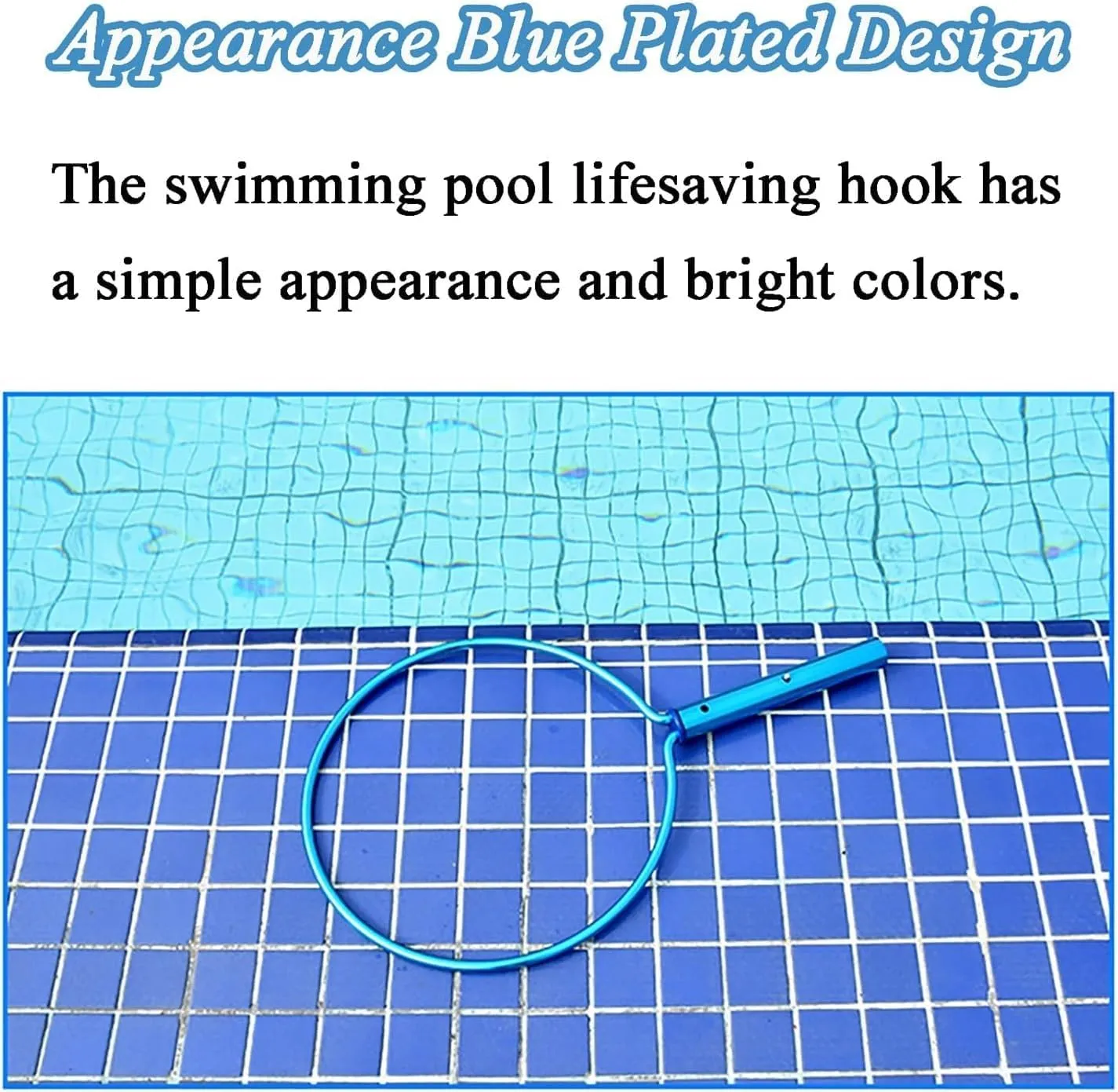 Lifesaving Hooks - Telescopic Rescue Hook for Water Safety, Aluminum Alloy Beach Pool Rescue Stick, Emergency Drowning Rescue Equipment for Lifeguards(1meter/3.3ft)