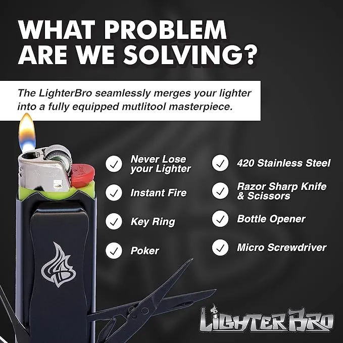 LighterBro Stainless Steel Lighter Sleeve