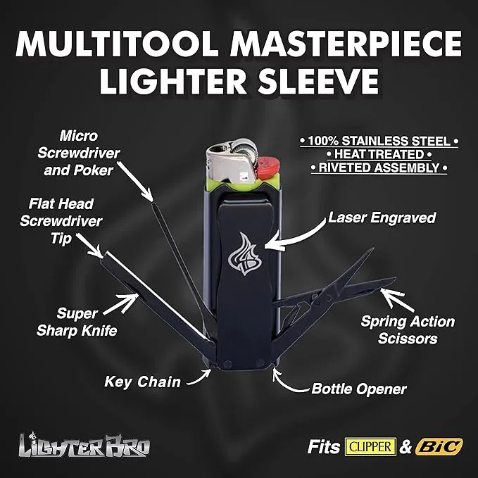 LighterBro Stainless Steel Lighter Sleeve