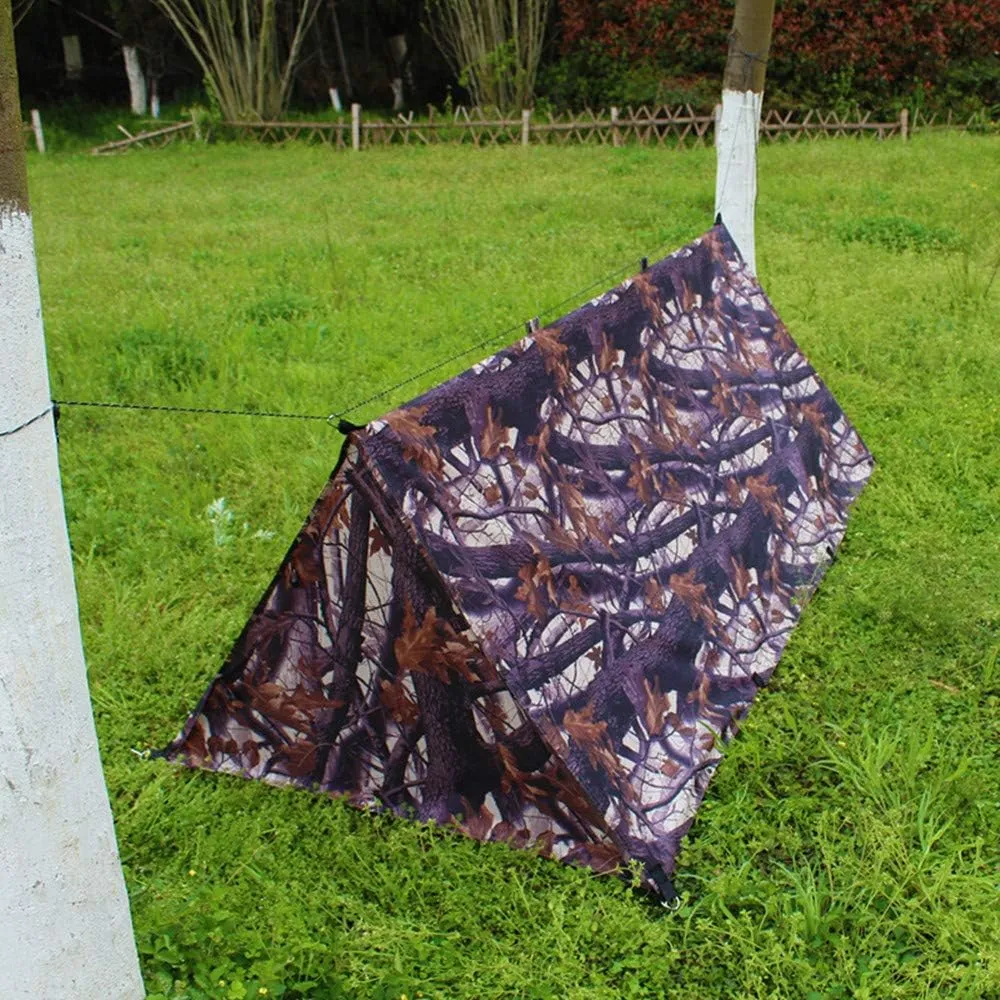 Lightweight Camping Tarp Shelter Beach Tent Sun Shade Awning Canopy, Portable Sun-Proof Single Person and Outdoor Tent and Camping Mat for Trekking/Riding/Hiking/Waterproof