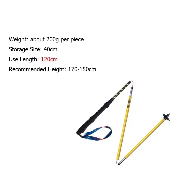 Lightweight Folding Quick Lock Trekking Pole