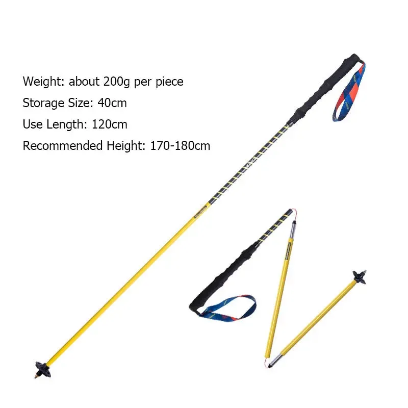 Lightweight Folding Quick Lock Trekking Pole