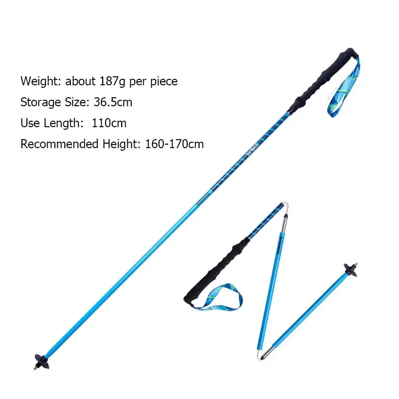 Lightweight Folding Quick Lock Trekking Pole