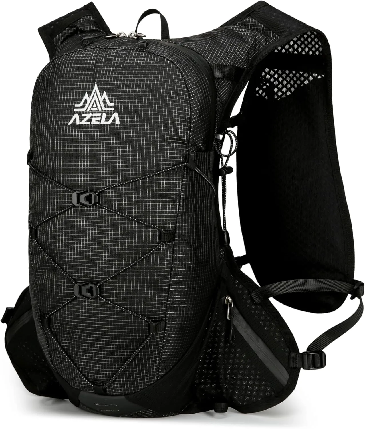 Lightweight Hydration Backpack for Running, Cycling, Hiking, Water Bladder Pack with Water Bottle Holder for Outdoor Sports.