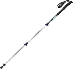 Lightweight Outdoor Trekking Poles, Retractable Hiking Trekking Poles, High-Grip Pointed Tip and Soft and Comfortable Handle with Wrist Strap (Child Blue)