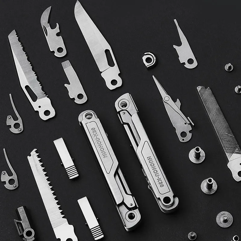 LISM HuoHou K30 Pro 18-in-1 Stainless Steel EDC Multitool for Outdoor Use