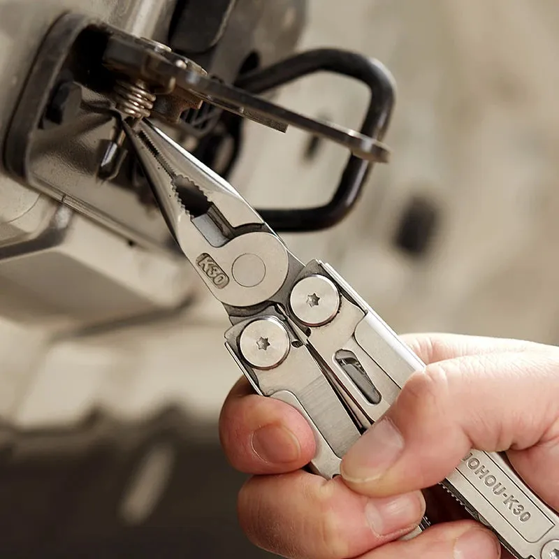 LISM HuoHou K30 Pro 18-in-1 Stainless Steel EDC Multitool for Outdoor Use