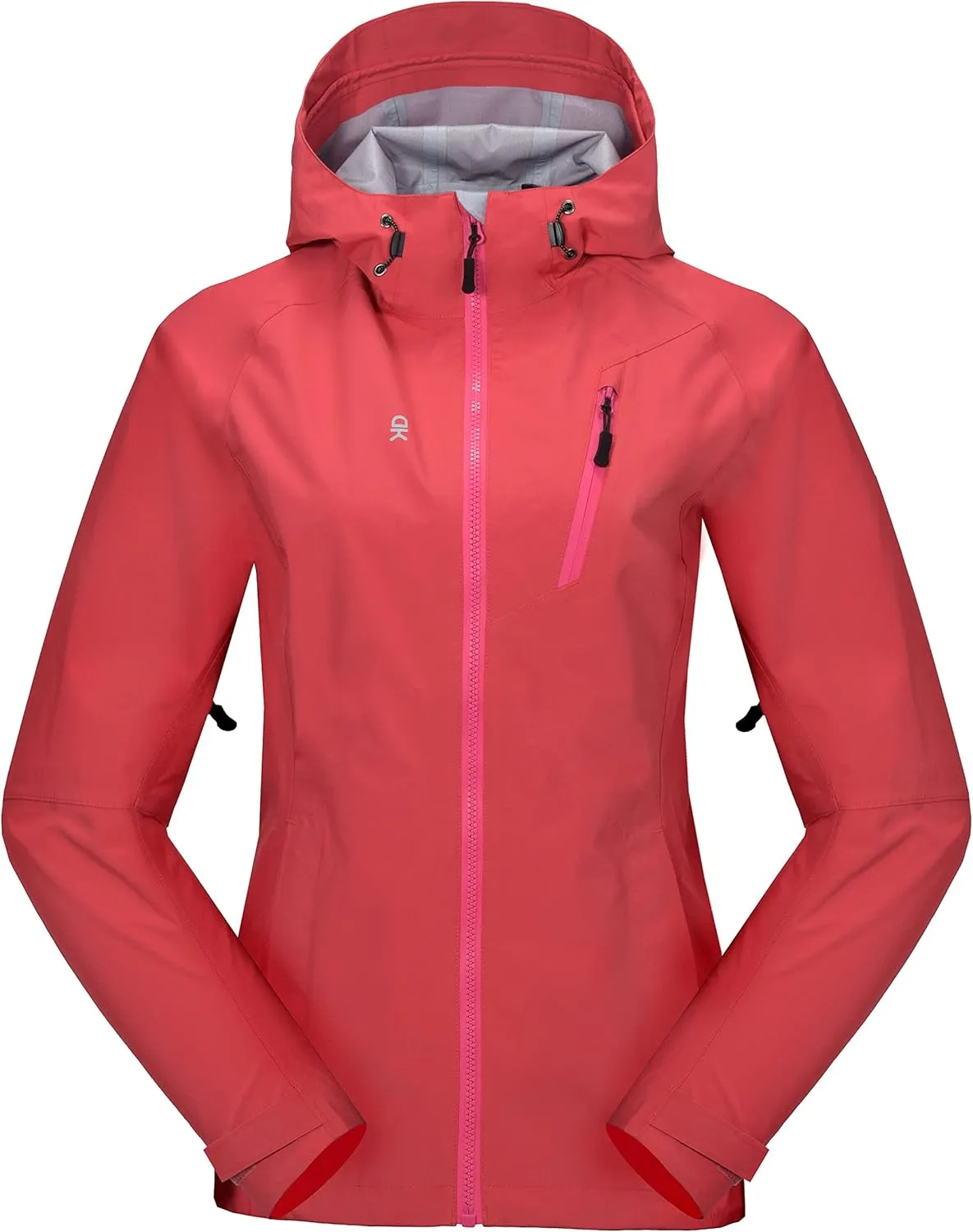 Little Donkey Andy Women’s Waterproof Rain Jacket Lightweight Outdoor Windbreaker Rain Coat Shell for Hiking, Travel