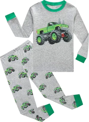 Little Hand Toddler Boys Pajamas Monster Truck Cotton Kids Dinosaur 2 Piece Planets Pjs Sleepwear Clothes Sets 2-7 Years