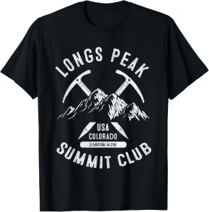 Longs Peak Summit Club I Climbed Longs Peak Colorado T-Shirt