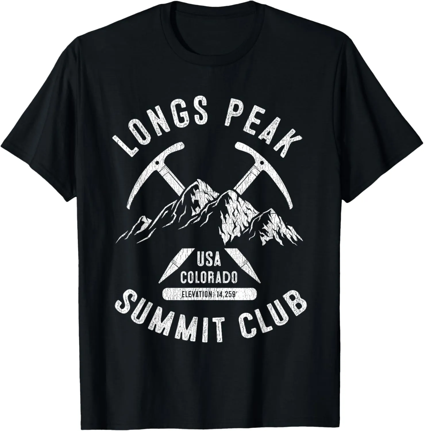 Longs Peak Summit Club I Climbed Longs Peak Colorado T-Shirt