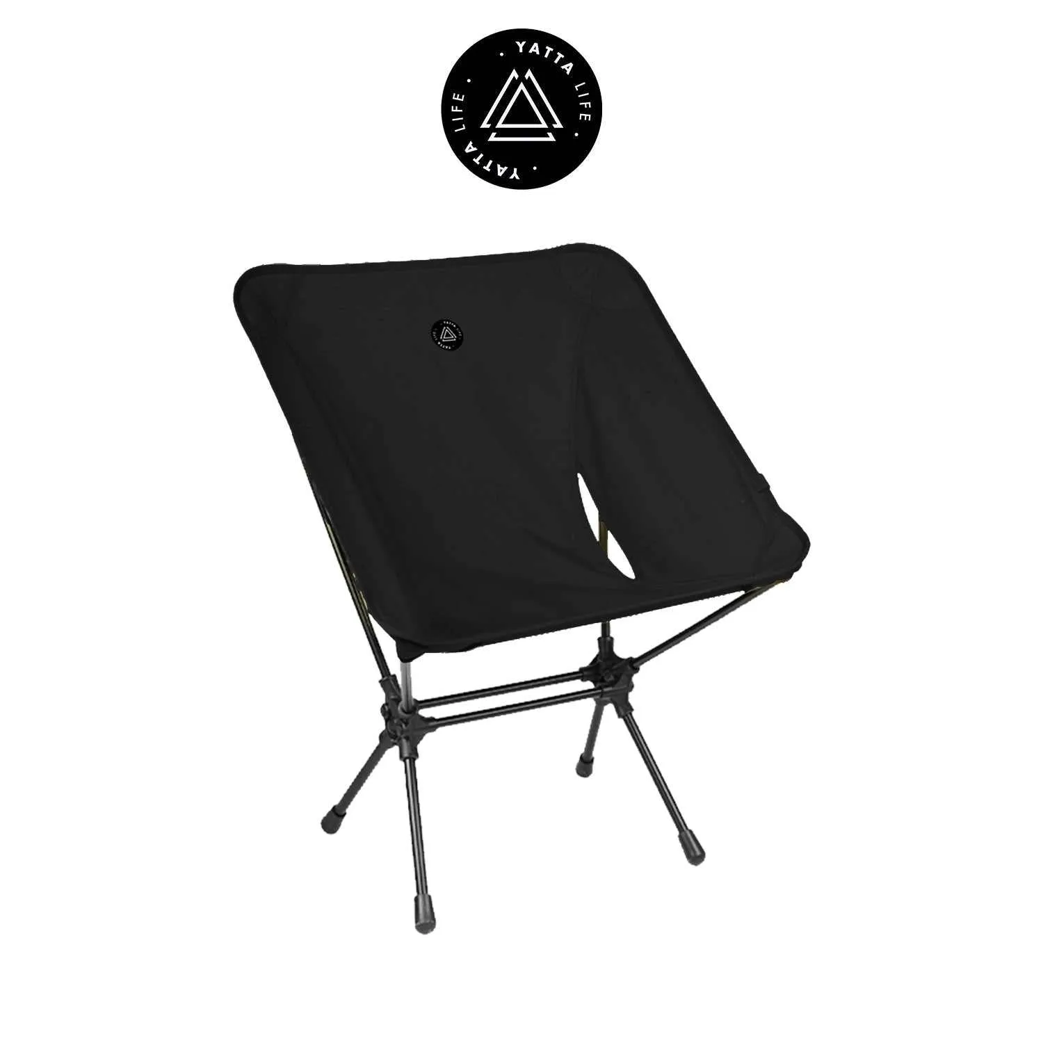 Low Back Ultralight Folding Camping Chairs With Storage Pouch - Khaki by YATTA