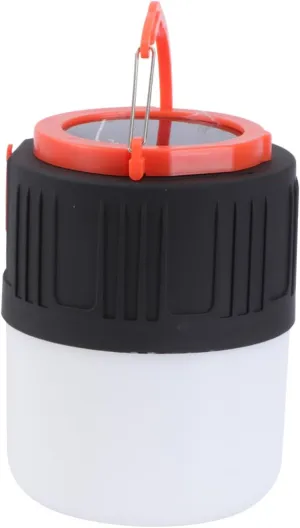Lurrose 1pc Solar Tent Lamp USB Charging Capacity Battery Multi-Purpose Outdoor Lighting for Camping Emergencies and Barbecues Gentle Illumination Random Color