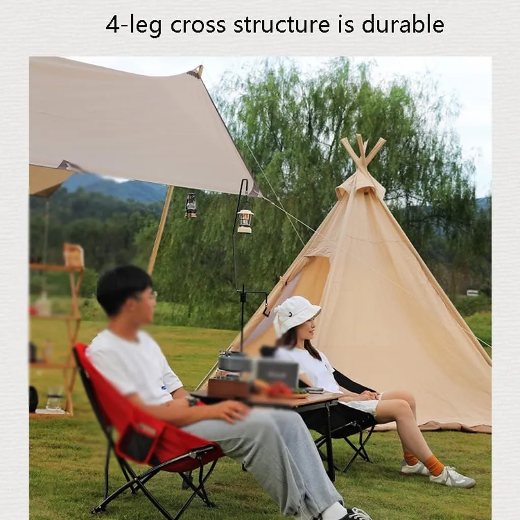 Luxury Folding Chair Fashionable Folding Chair Outdoor Fishing Chair Camping Chair Strong Bearing Capacity Foldable Home Recliner Folding Chair Comfortable