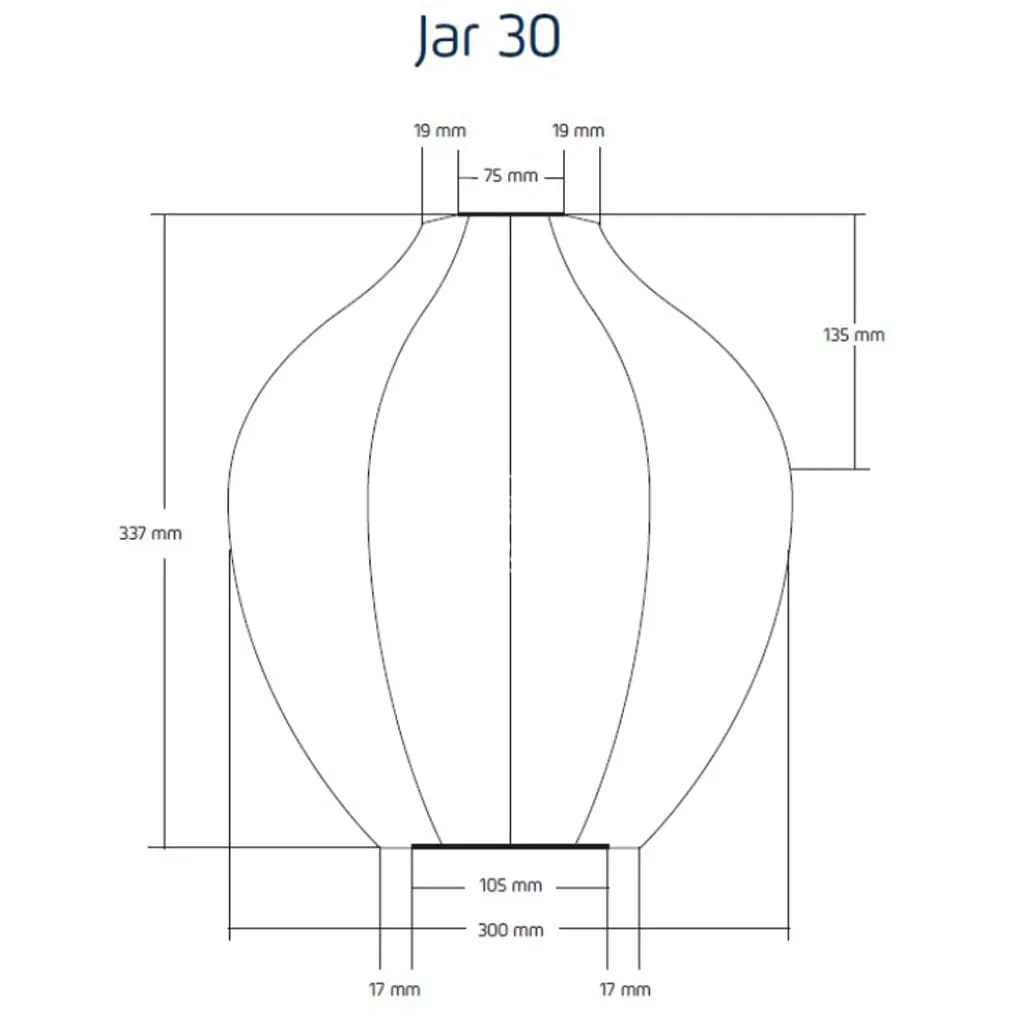 Mandela Jar 30 - Copper - Solar Lantern