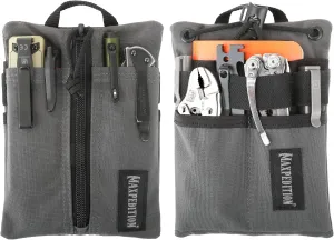 MAXPEDITION Platy Pocket Organizer, Durable EDC Tool Pouch for Men, Neck Wallet with Paracord Lanyard, Holds Flashlight, Multitool, Pen, Notebook