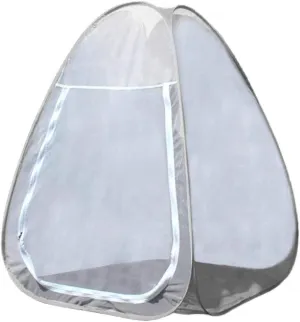 Meditation Tent Single Mosquito Net Tent Temples Sit-in Free-Standing Shelter Cabana Quick Folding Outdoor Camping Tent