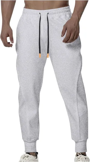 Men's Jogger Pants Sports Athletic Gym Running Pants for Men Drastring Outdoor Casual Lightweight Sweatpants