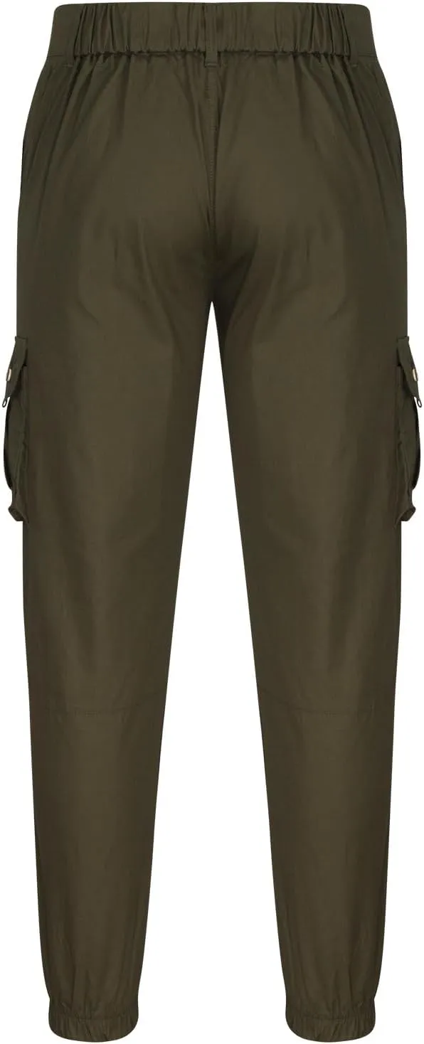Men's Waterproof Hiking Pants Slim Fit Lightweight Cargo Joggers Stretch Quick Dry Outdoor Pants with Pockets