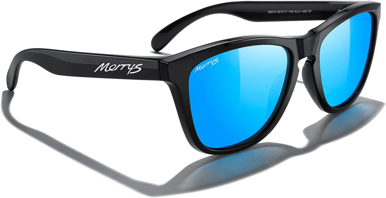 MERRY'S Classic Square Polarized Sunglasses For Men Women Fashion Trend Sports Sunglasses S9013