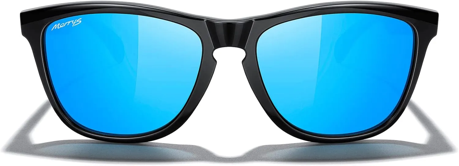MERRY'S Classic Square Polarized Sunglasses For Men Women Fashion Trend Sports Sunglasses S9013