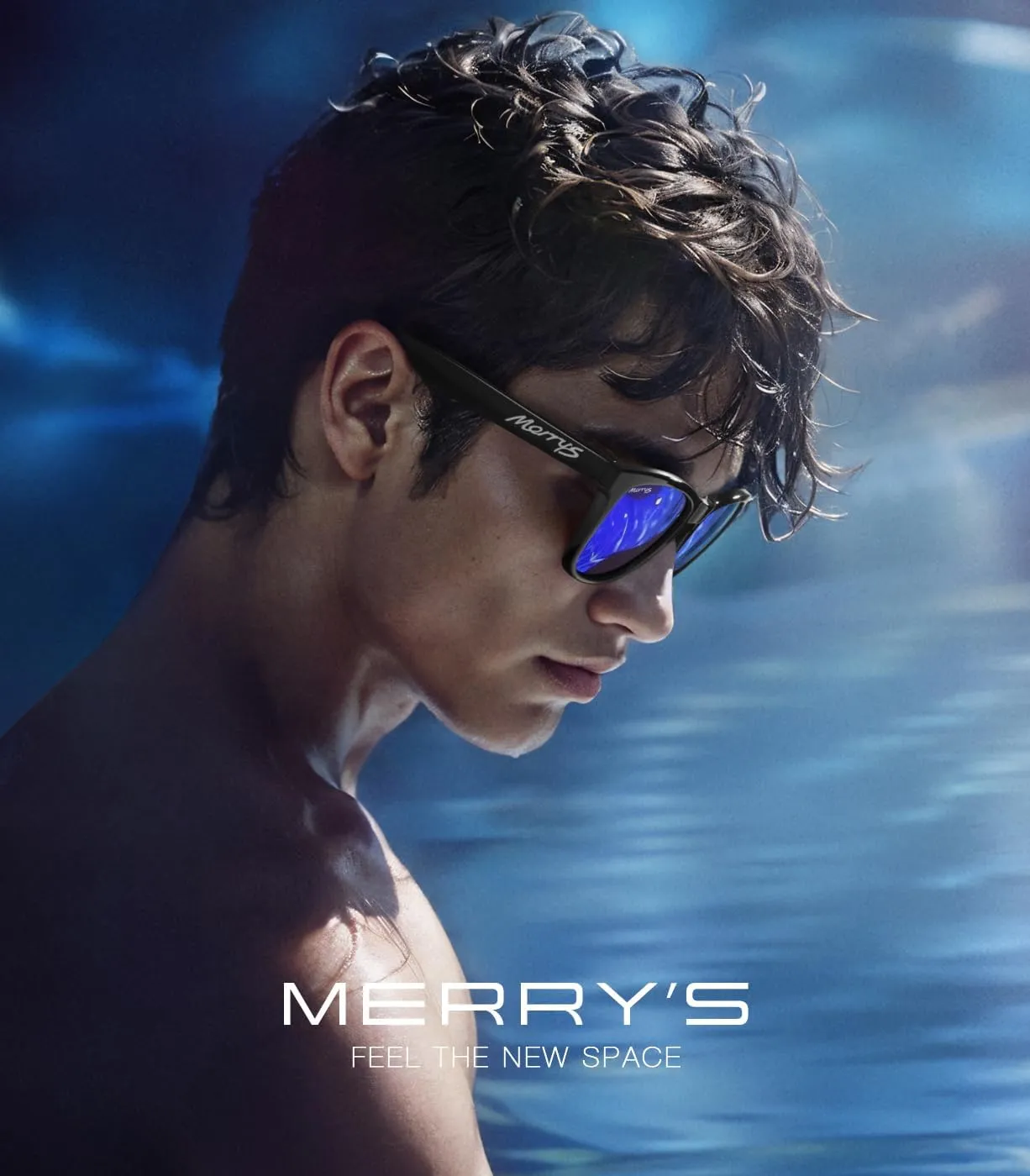 MERRY'S Classic Square Polarized Sunglasses For Men Women Fashion Trend Sports Sunglasses S9013