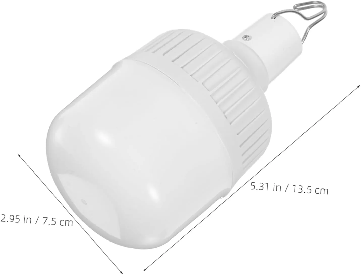 Mikikit 2 Pcs Rechargeable Camping Lantern Led Emergency Light 3 Modes Ideal for Outdoor Activities