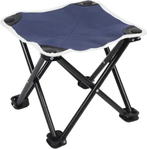 Mikikit Portable Folding Camping Chair Lightweight Outdoor Stool for Fishing Hiking and Camping Compact Design Easy to Carry Stable Support Reliable Durability
