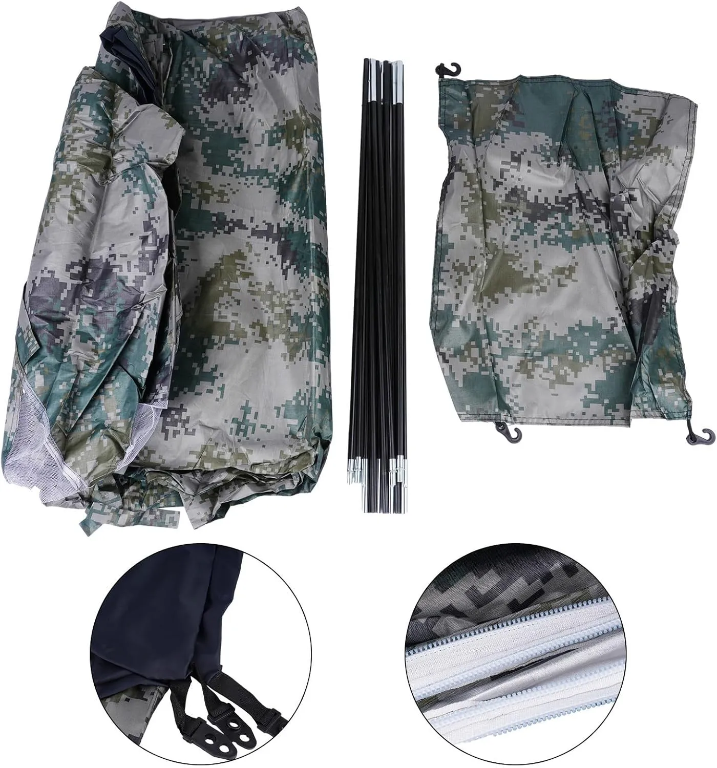 Mini Camping Tent Lightweight Backpacking Tent,Camouflage Outdoor Equipment for Camping Hiking Biking Trip Upgraded Large Space