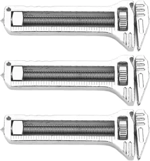 Mini Multitool Wrench, Compact Lightweight Multitool Wrench for Camping Fishing Hiking with Bottle Opener and Nail Puller