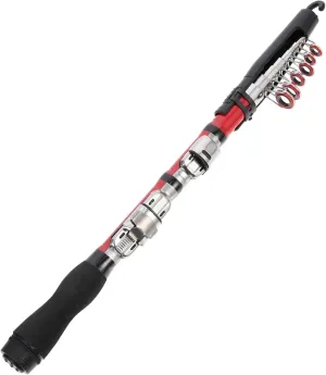 Mini Portable Fishing Rod for Baitcasting Collapsible Telescopic Pole Men's Ultra Short Tackle