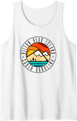 Minimalist Outdoors Hilton Head Island South Carolina SC Tank Top