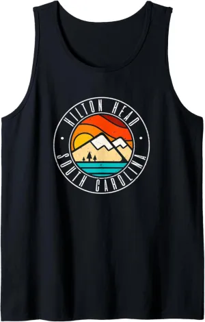 Minimalist Outdoors Hilton Head South Carolina SC Tank Top