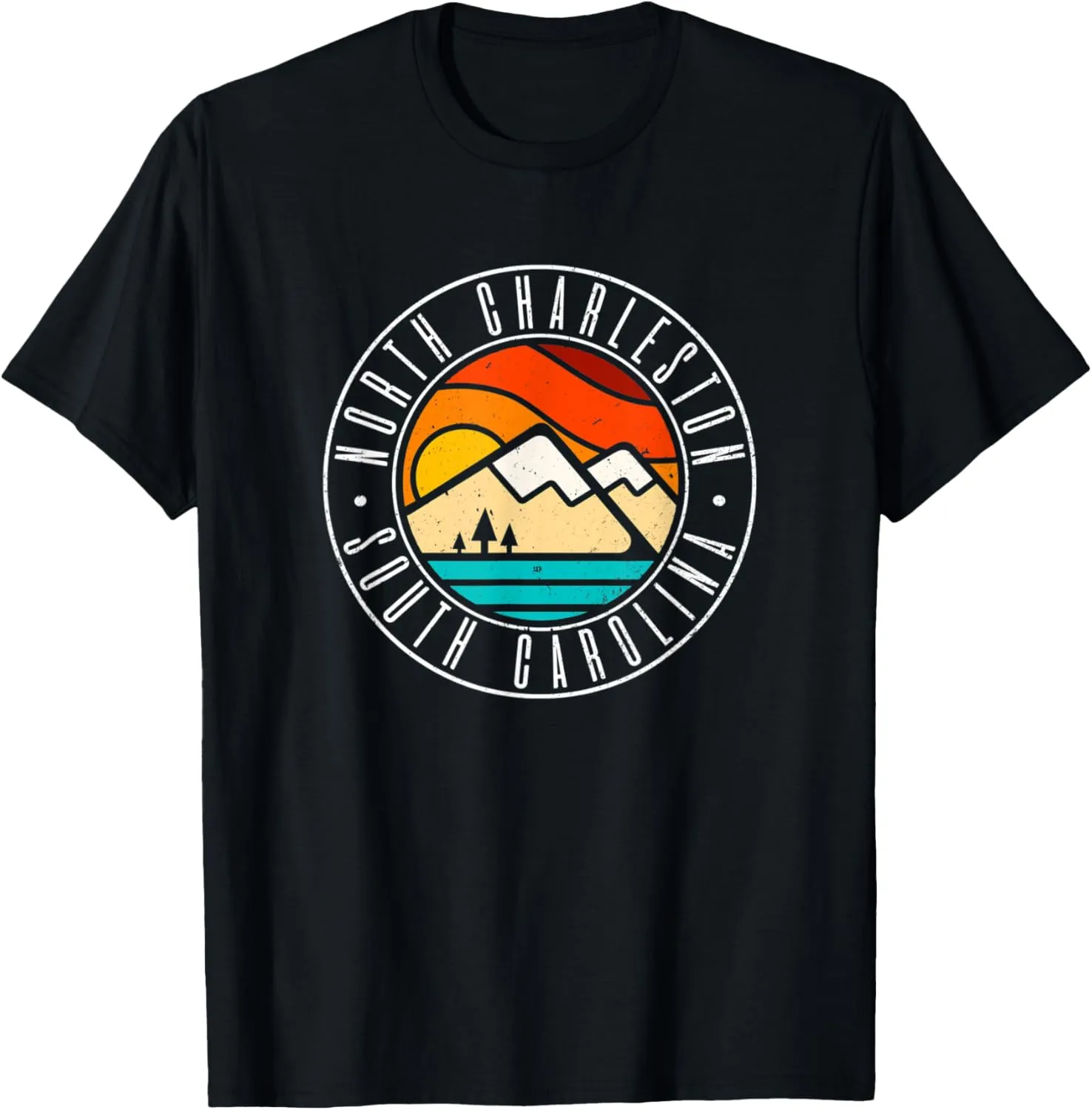 Minimalist Outdoors North Charleston South Carolina SC T-Shirt